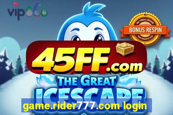 game.rider777.com login